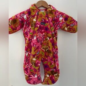 Patagonia Fleece Hooded Baby Bunting - SZ 6months